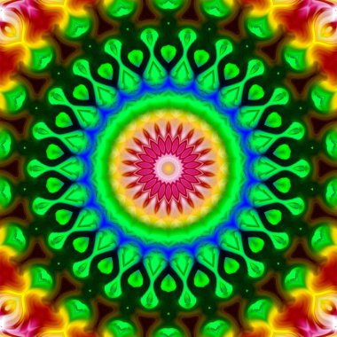 Soyut kaleydoskop arka plan, tasarımlar için kullanılabilir, batik motifleri, duvar kağıtları, kumaşlar, hediye sarma, şablonlar, süs ler ve süslemeler