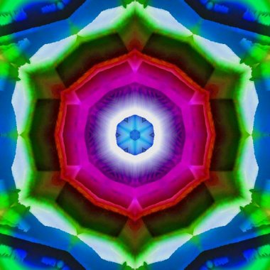 Soyut kaleydoskop arka plan, tasarımlar için kullanılabilir, batik motifleri, duvar kağıtları, kumaşlar, hediye sarma, şablonlar, süs ler ve süslemeler