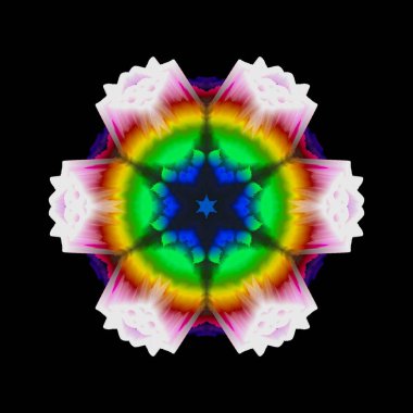 Soyut kaleydoskop arka plan, tasarımlar için kullanılabilir, batik motifleri, duvar kağıtları, kumaşlar, hediye sarma, şablonlar, süs ler ve süslemeler