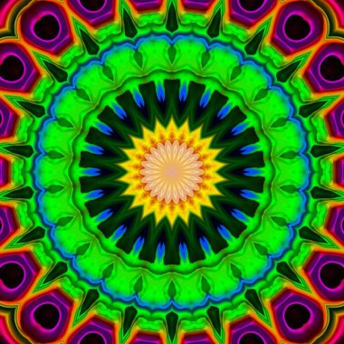 Soyut kaleydoskop arka plan, tasarımlar için kullanılabilir, batik motifleri, duvar kağıtları, kumaşlar, hediye sarma, şablonlar, süs ler ve süslemeler