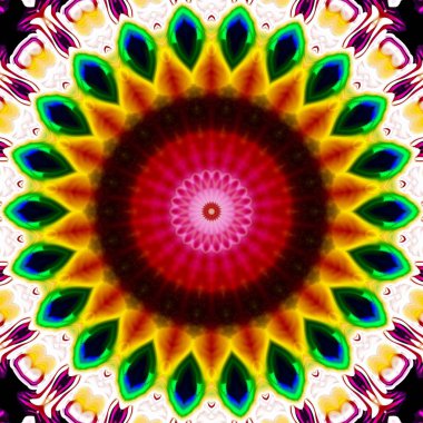 Soyut kaleydoskop arka plan, tasarımlar için kullanılabilir, batik motifleri, duvar kağıtları, kumaşlar, hediye sarma, şablonlar, süs ler ve süslemeler