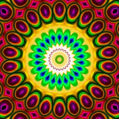 Soyut kaleydoskop arka plan, tasarımlar için kullanılabilir, batik motifleri, duvar kağıtları, kumaşlar, hediye sarma, şablonlar, süs ler ve süslemeler
