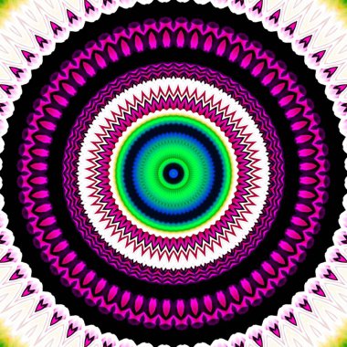 Soyut kaleydoskop arka plan, tasarımlar için kullanılabilir, batik motifleri, duvar kağıtları, kumaşlar, hediye sarma, şablonlar, süs ler ve süslemeler