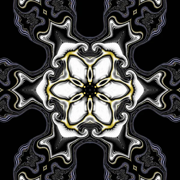 Abstract Kaleidoscope Background Can Used Designs Batik Motifs Wallpapers Fabrics — 图库照片