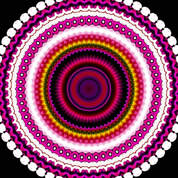 Abstract Kaleidoscope Background Can Used Designs Batik Motifs Wallpapers Fabrics — ストック写真