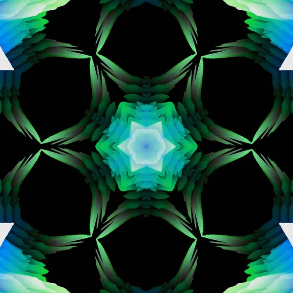 Abstract Kaleidoscope Background Can Used Designs Batik Motifs Wallpapers Fabrics — Stock fotografie