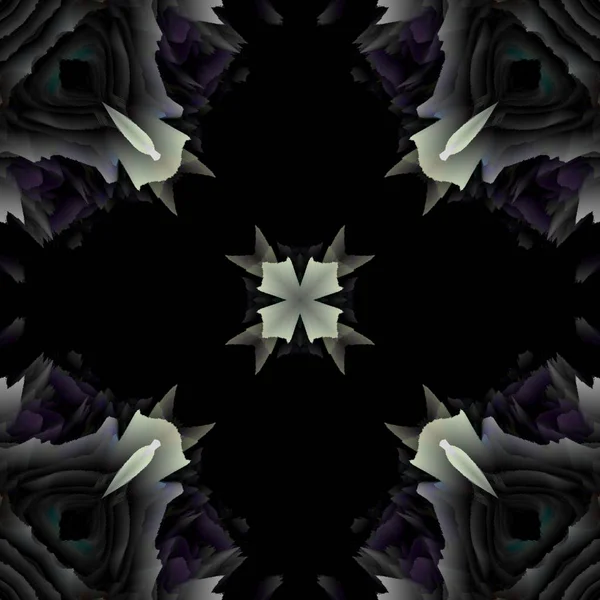 Streszczenie Kalejdoskop Tło Mogą Być Wykorzystywane Wzorów Motywy Batik Tapety — Zdjęcie stockowe