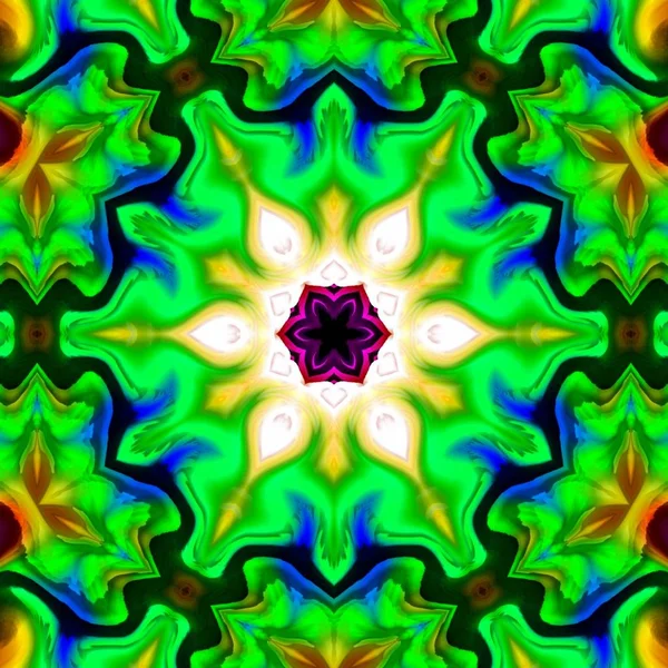 Abstract Kaleidoscope Background Can Used Designs Batik Motifs Wallpapers Fabrics — Stock fotografie