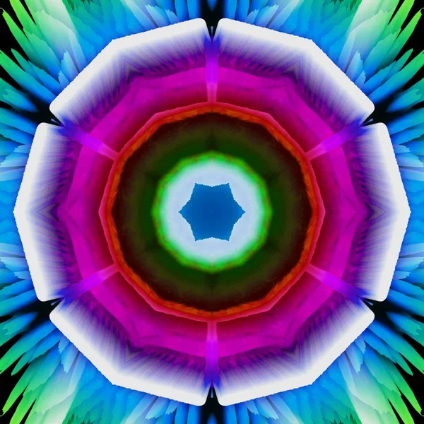 Abstract Kaleidoscope Background Can Used Designs Batik Motifs Wallpapers Fabrics — Stock Photo, Image