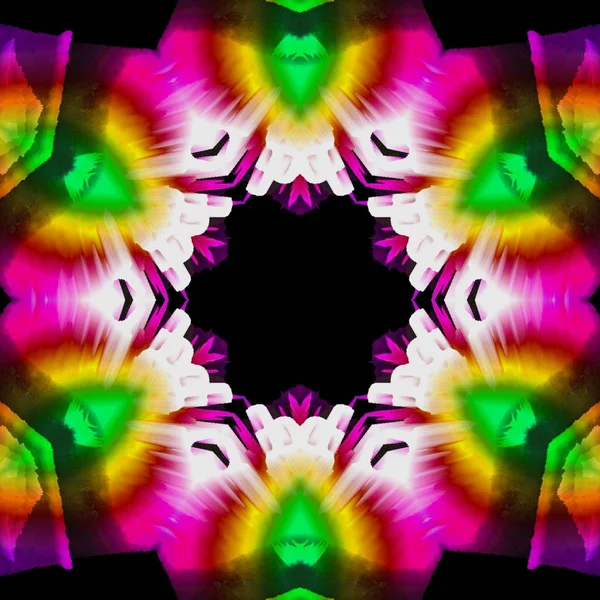 Abstract Kaleidoscope Background Can Used Designs Batik Motifs Wallpapers Fabrics — ストック写真