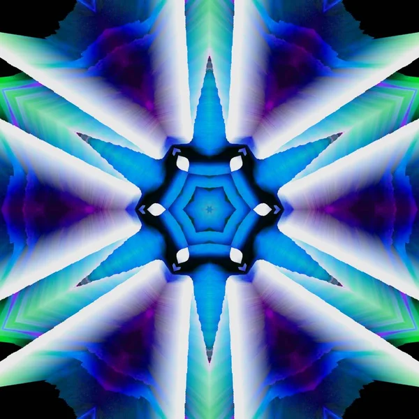 Abstract Kaleidoscope Background Can Used Designs Batik Motifs Wallpapers Fabrics — Stock fotografie