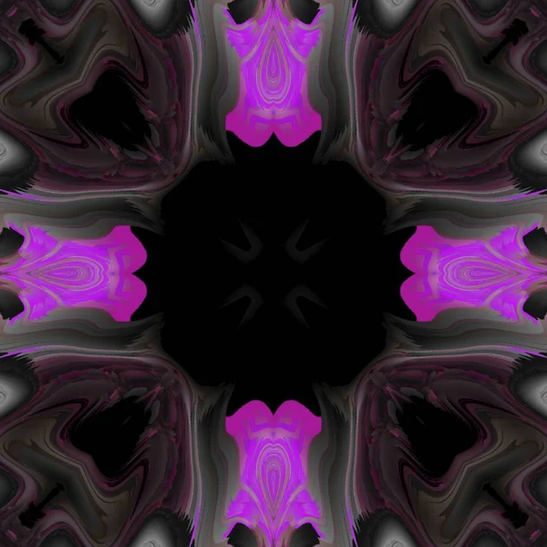 Fond Kaléidoscope Abstrait Peut Être Utilisé Pour Conception Motif Batik — Photo