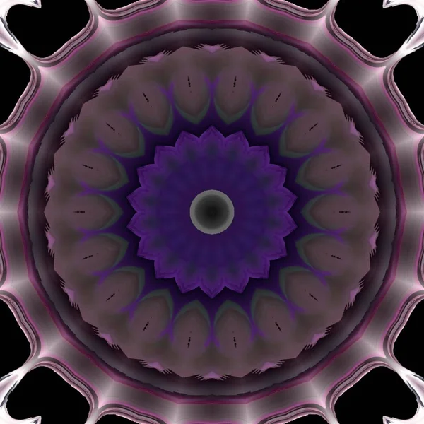 Beautiful Multicolor Texture Unique Kaleidoscope Design — Stock Photo, Image