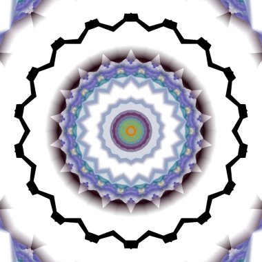 Soyut kaleydoskop arkaplanı, tasarım, batik motif, duvar kağıdı, kumaş, hediye paketi, şablon, süs ve dekorasyon için kullanılabilir