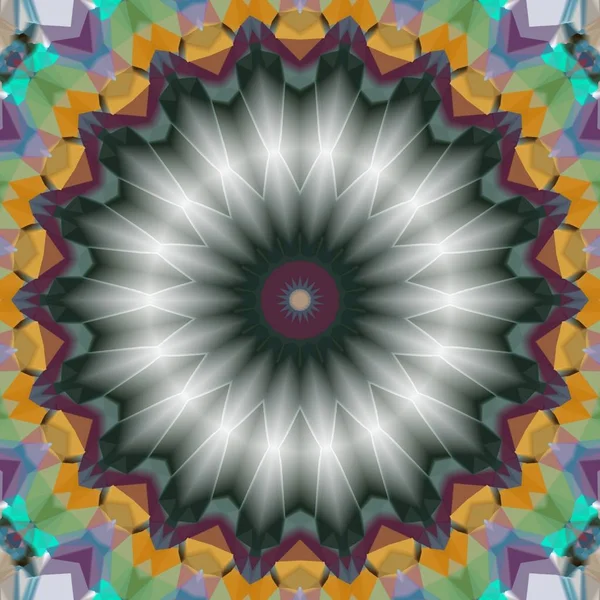 Mooie Multicolor Textuur Uniek Caleidoscoop Ontwerp — Stockfoto