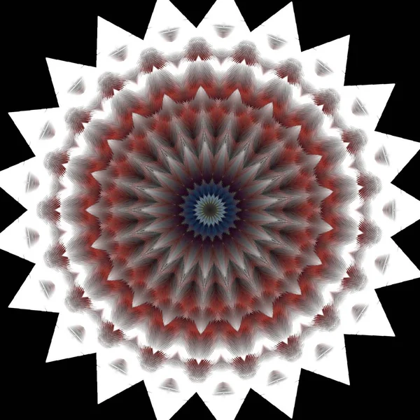 Fond Kaléidoscope Abstrait Peut Être Utilisé Pour Conception Motif Batik — Photo