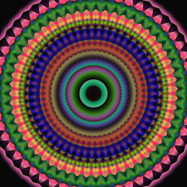 Hermosa Textura Multicolor Diseño Caleidoscopio Único —  Fotos de Stock
