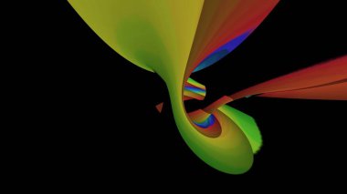 kıvrımlı renkli soyut arkaplan