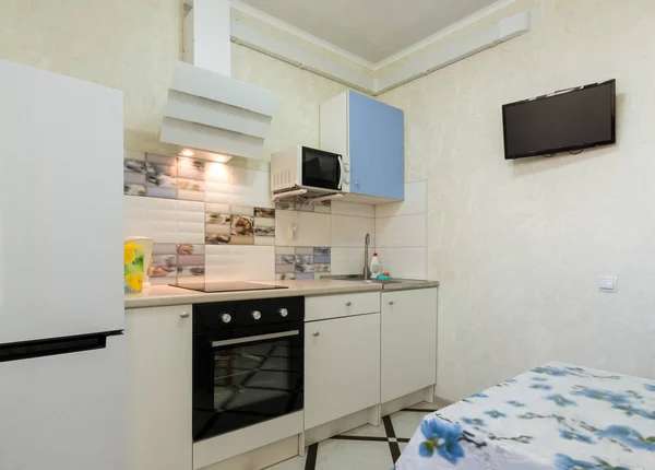 Interior Small Kitchen Wall — Stock Photo, Image