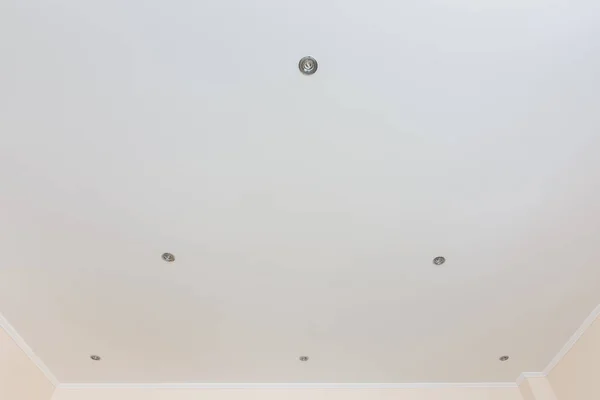 Ανεσταλμένο Σοβατεπί Οροφής Ενσωματωμένα Φώτα — Φωτογραφία Αρχείου