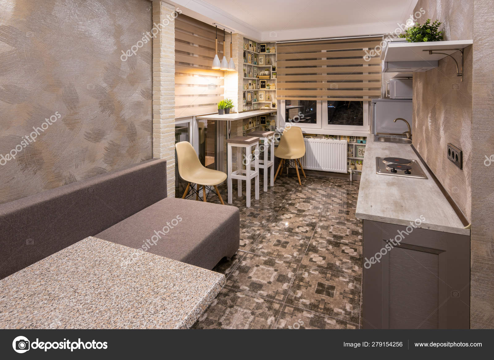 Anapa Russia June 27 2019 Interior Combined Small