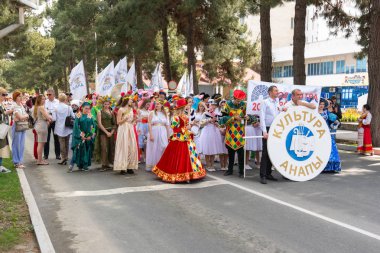 Anapa, Rusya - 1 Mayıs 2019: 1 Mayıs 2019: Tatil beldesi Anapa'da 