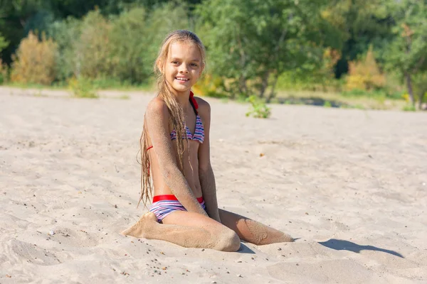 Sunbathing teen