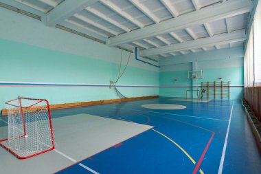 Anapa, Rusya - 5 Ekim 2019: Büyük spor salonunun genel görünümü