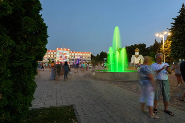 Anapa Russland Juli 2020 Touristischer Platz Der Sowjets Anapa Wunderschöne — Stockfoto