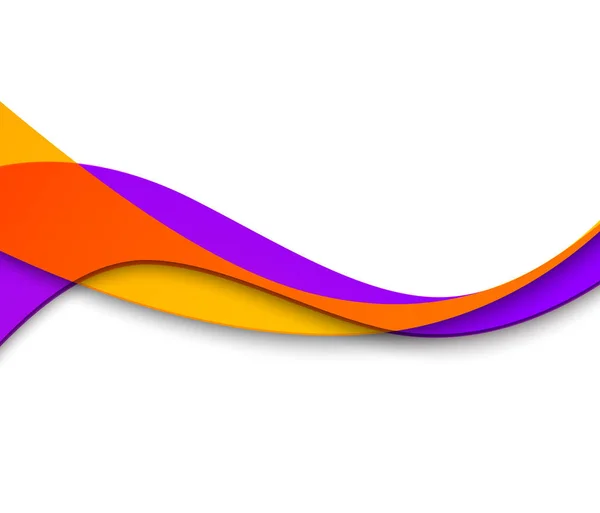 Abstract smooth color wave vector. Curve flow motion illustration.