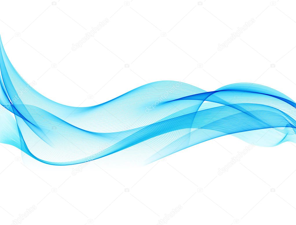 Abstract vector background with smooth color wave