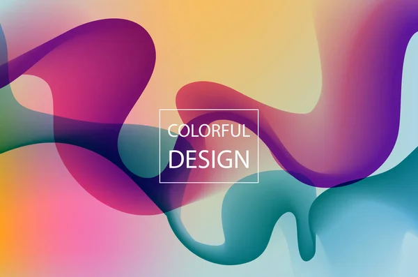 Abstracte kleurrijke achtergrond. Vector Illustratie. Model van het ontwerp. — Stockvector