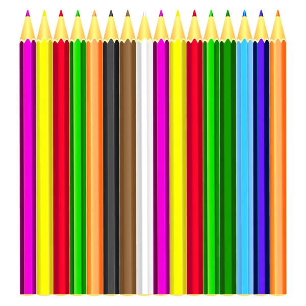 美しい色鉛筆背景 — ストックベクタ