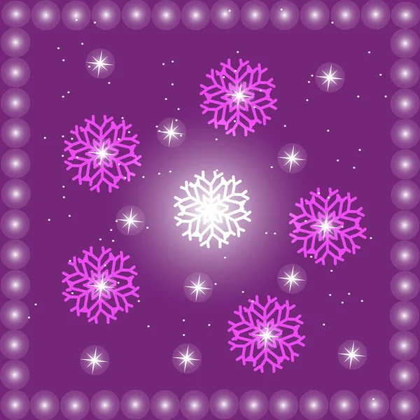 Purple Background Stars — Stock Vector