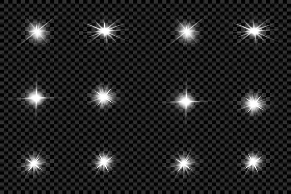 Έντονο φως σε ένα σκοτεινό φόντο 3 — Διανυσματικό Αρχείο