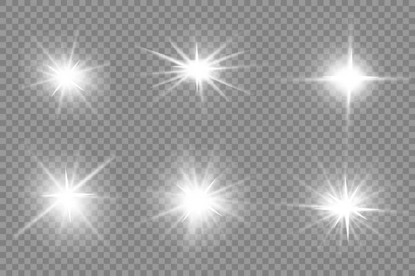 Glare on a light background 6 — Stock Vector