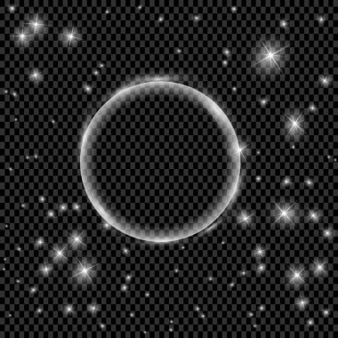 Beyaz kıvılcımlar ve yıldızlar özel ışık efektleridir. Arka planda vektör ışıltısı. Noel soyut kalıbı. Parıldayan sihirli toz parçacıkları