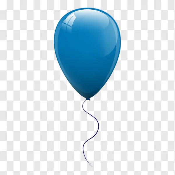 Blaue Luftballons Vektorillustration — Stockvektor