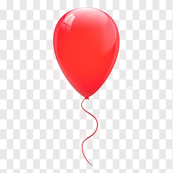 Czerwone balony. Ilustracja wektorowa — Wektor stockowy