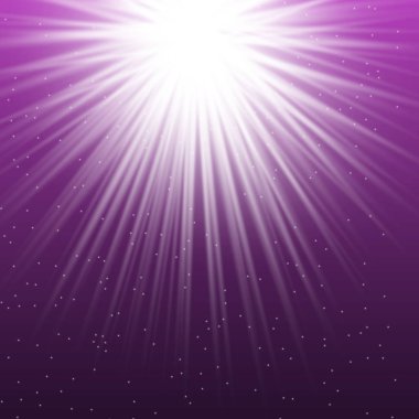 Vektör ışık efektleri. Beyaz parlayan ışık