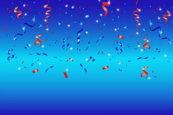 Vector confetti. Feestelijke illustratie. — Stockvector