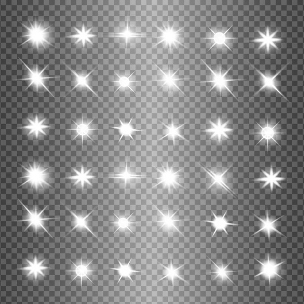 Luz blanca brillante explota — Archivo Imágenes Vectoriales