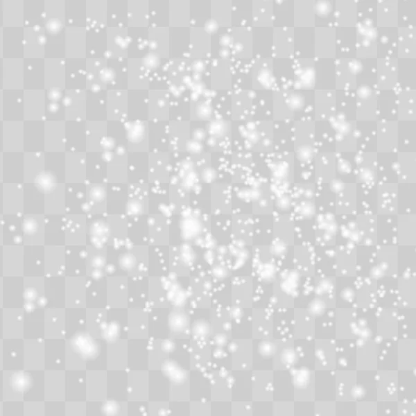 Пыльные искры сияют особым светом. Вектор сверкает на прозрачном фоне. Рождественский световой эффект. Искрящиеся волшебные частицы пыли . — стоковый вектор