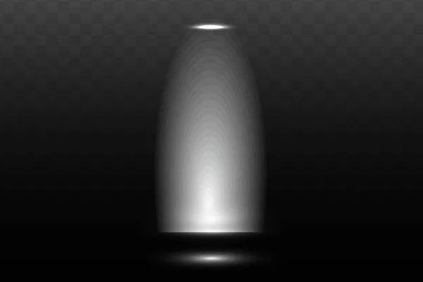 Lichter Die Aus Dem Dunklen Hintergrund Leuchten Einfache Lichtblitz Vector — Stockvektor