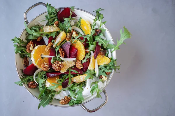 mandalina ve pancar salatası