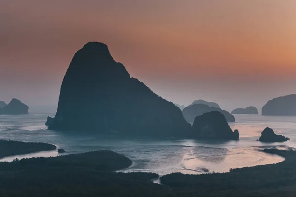 Epic View Viewpoint Samet Nang She Number Islands Bay Thailand — Stock Photo, Image