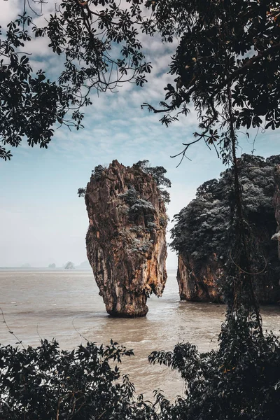 Scenic James Bond Island Phangnga Thailand — Stock Photo, Image