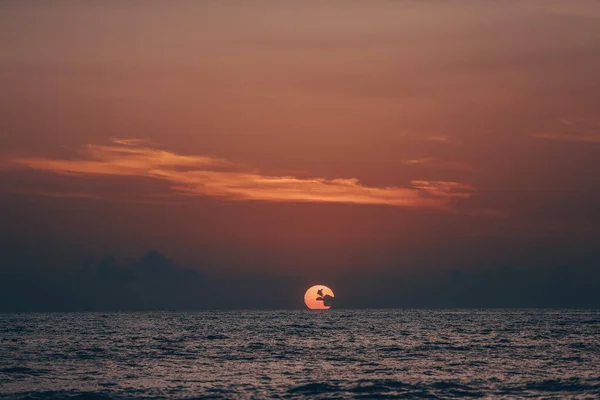 Beautiful Sunset Calm Sea Bali — Stock Photo, Image