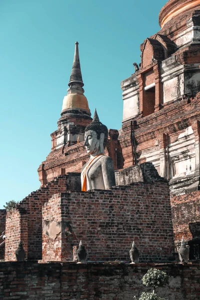 Stary Pałac Starożytny Budynek Tajlandia Ayutthaya — Zdjęcie stockowe