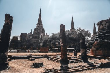 Wat Phra Si Sanphet, Ayutthaya, Tayland kalıntıları